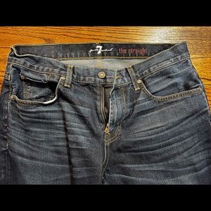 7 for all mankind mens 34 the straight